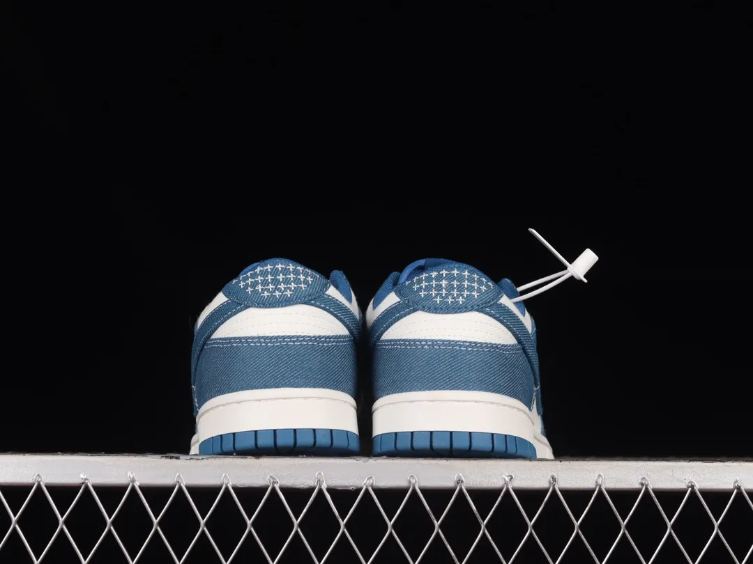 The Allure of Nike Dunk Low “Sashiko” Replicas: Summit White/Industrial Blue | YtaYta