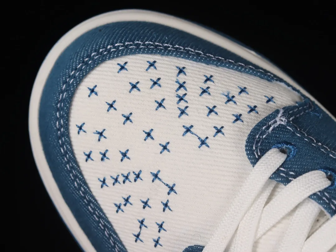 The Allure of Nike Dunk Low “Sashiko” Replicas: Summit White/Industrial Blue | YtaYta