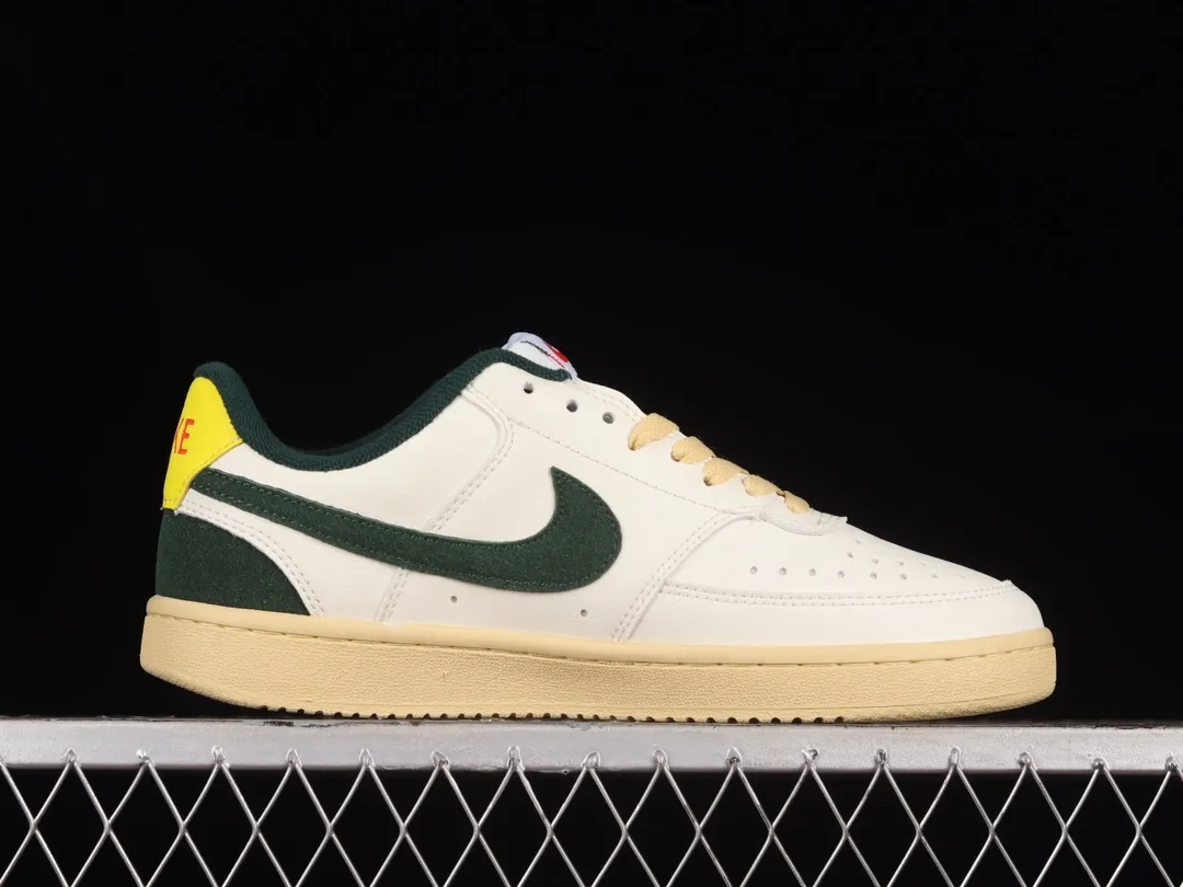 Authentic vs. Replica: Nike Court Vision Low Sail Pro Green Sneakers | YtaYta