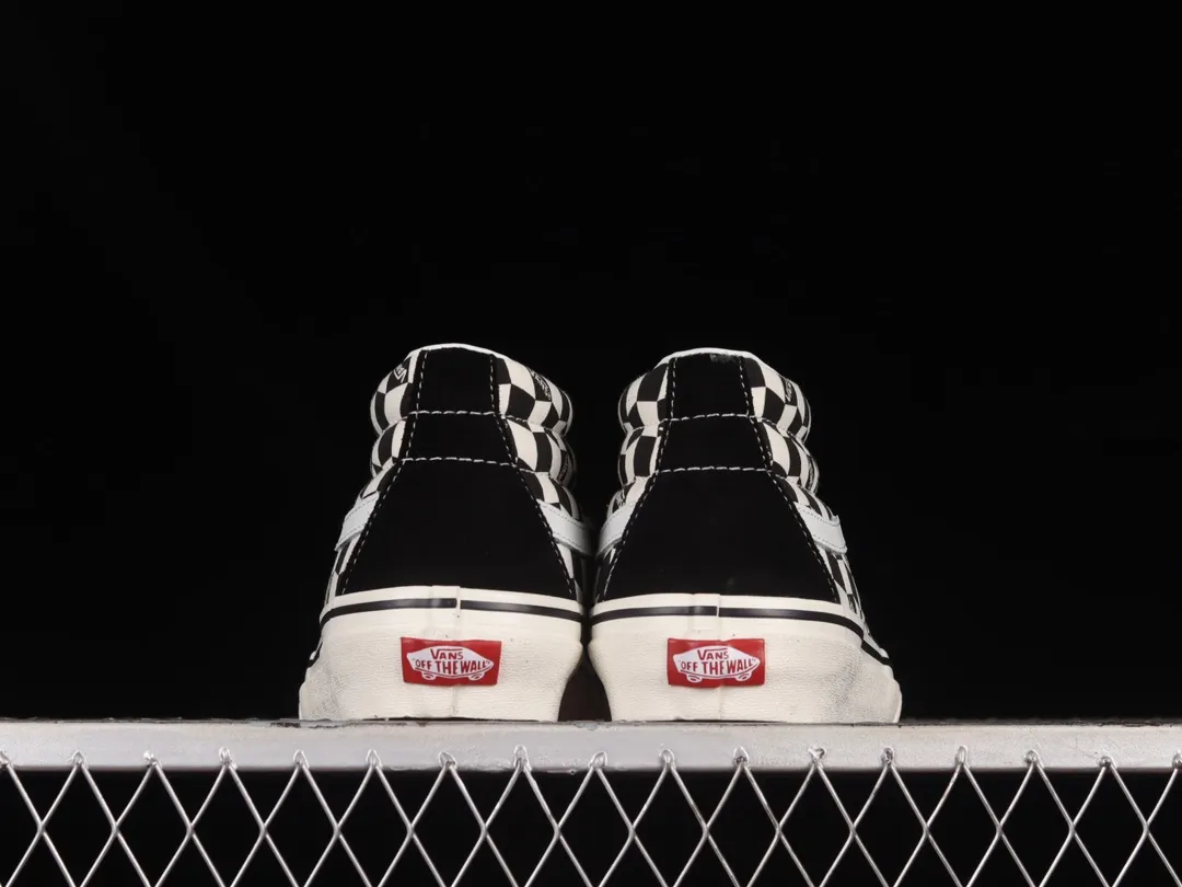 Fake Rep Replica Vans SK8-Hi Platform 2.0 Checkerboard True White | YtaYta