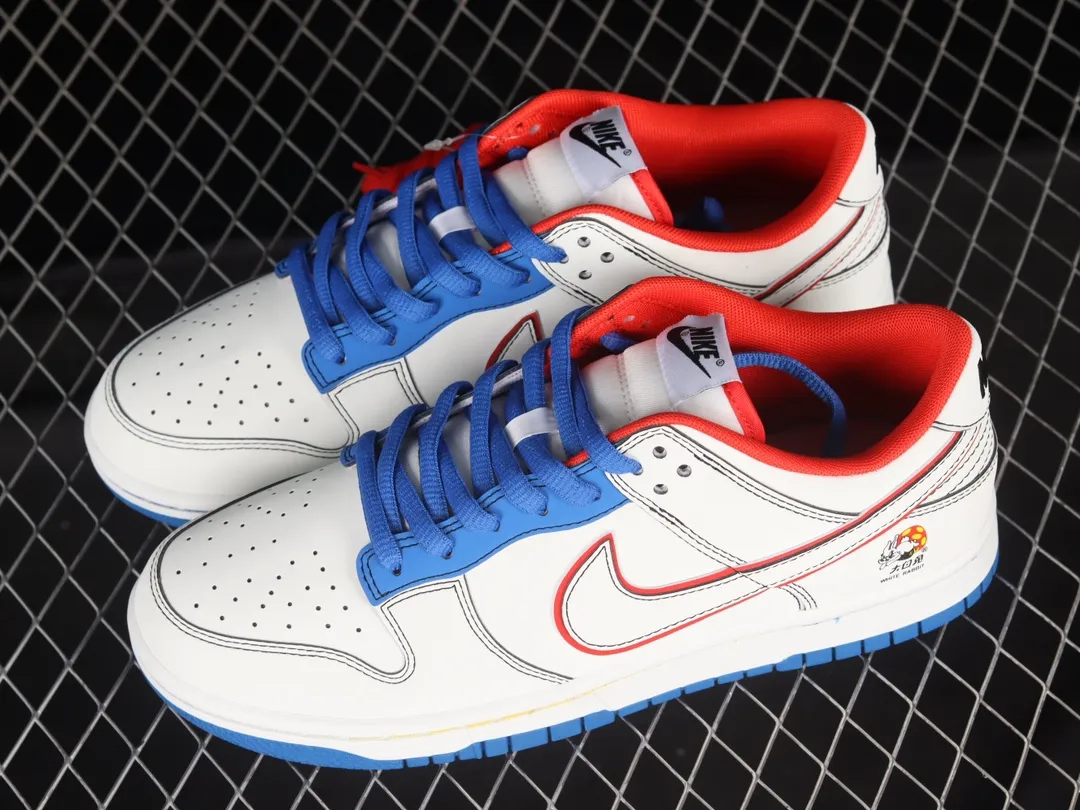 Nike Dunk Low Year of the Rabbit White Crimson Varsity Royal Replica | YtaYta