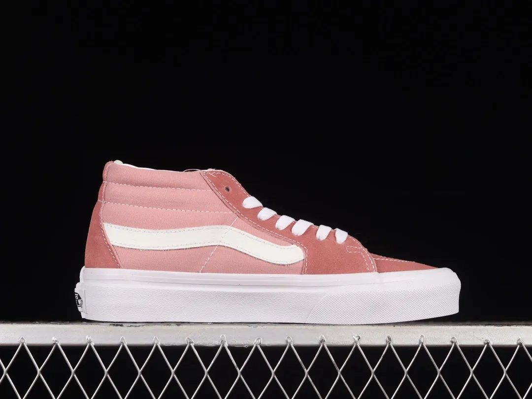 Vans Sk8-Hi Slim Sneakers Pink/White Replica Review | YtaYta