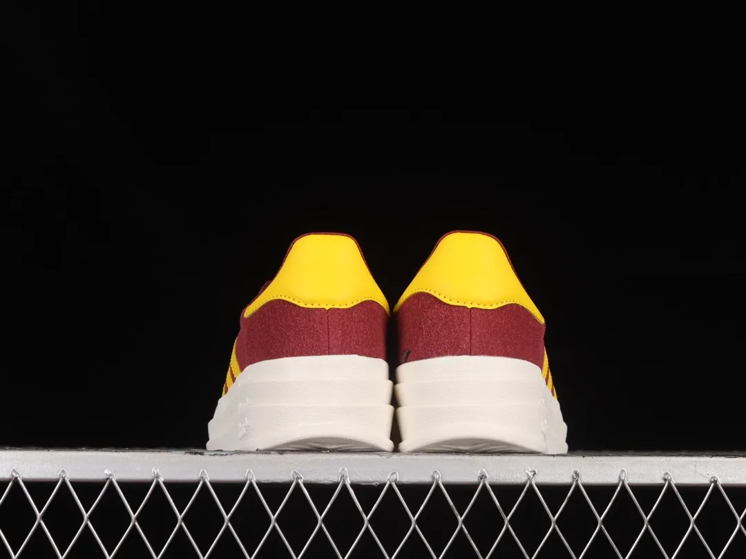 Adidas Gazelle Bold Platform Burgundy Red Suede Shoes (Replica Review) | YtaYta