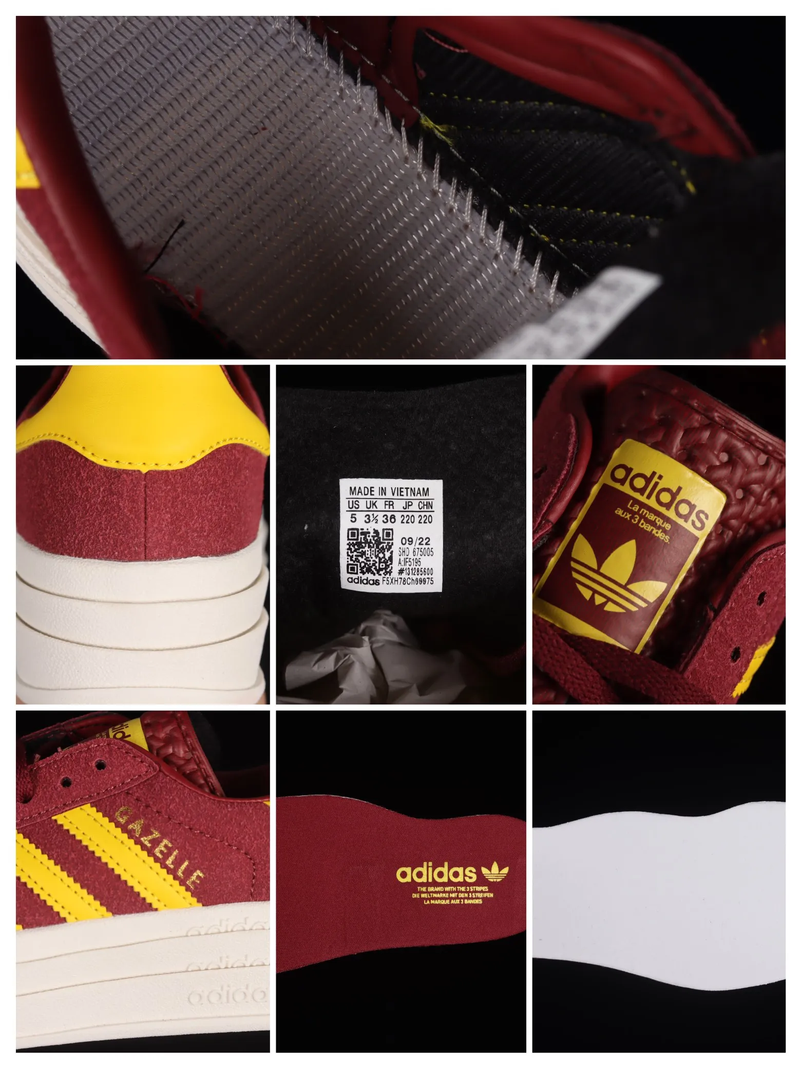 Adidas Gazelle Bold Platform Burgundy Red Suede Shoes (Replica Review) | YtaYta