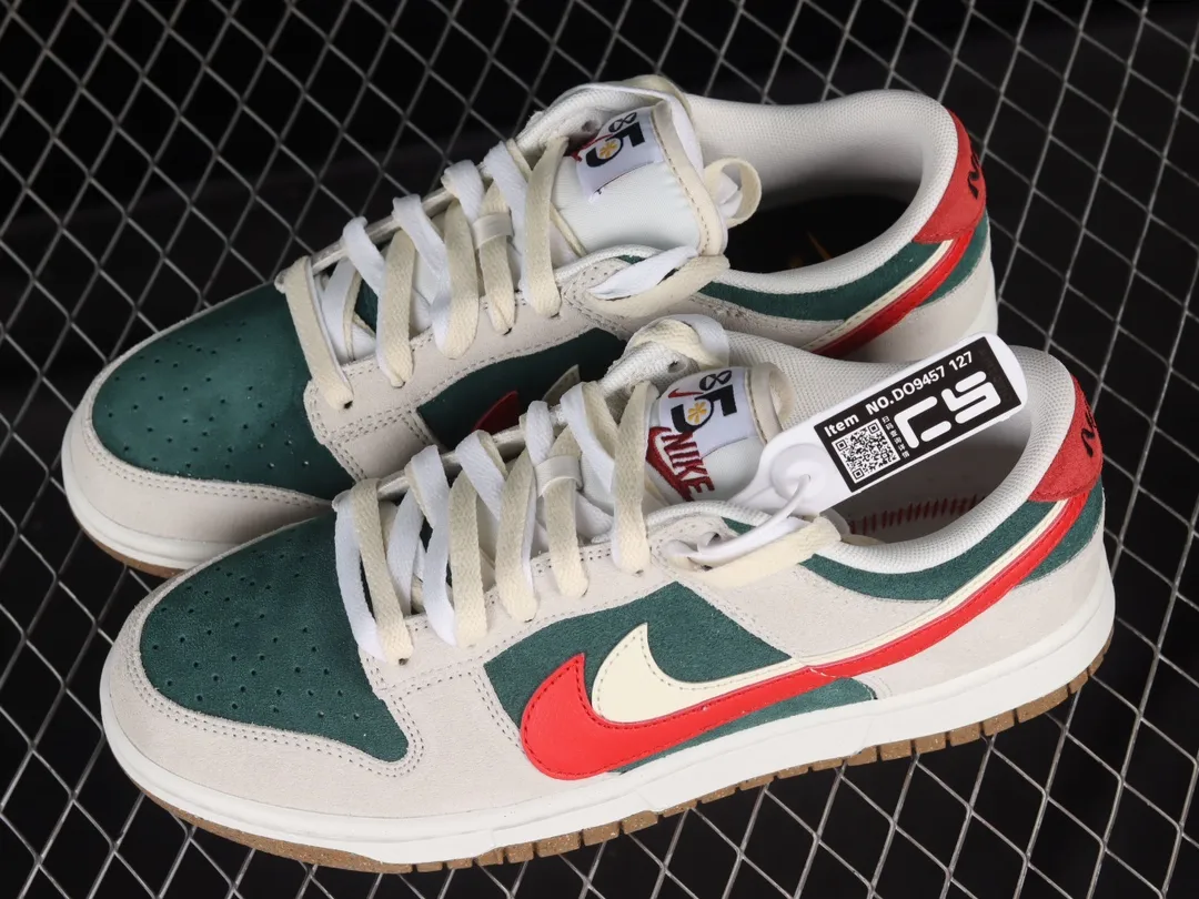 Nike SB Dunk Low SE 85 Sail Green Red DO9457-127 - Replica Review | YtaYta