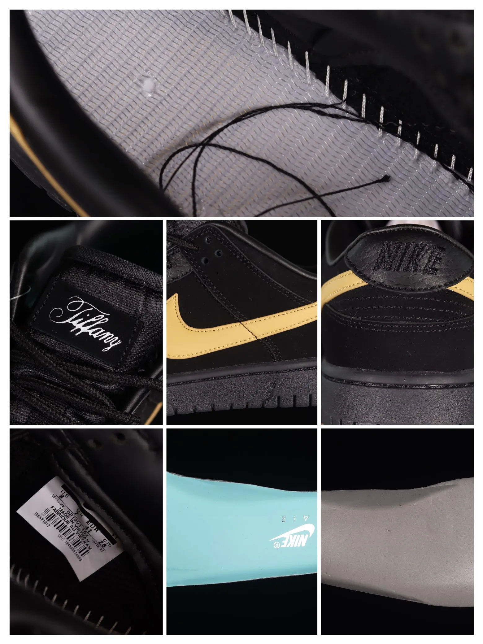 Nike Low Dunk: Exploring the Black/Gold Replica Variants | YtaYta