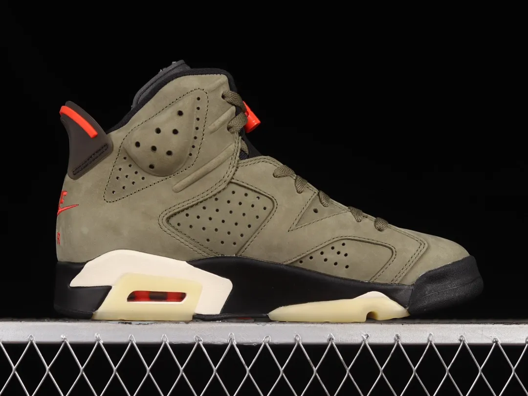 Exploring the World of Replica Travis Scott x Air Jordan 6 Retro 'Olive' Sneakers | YtaYta