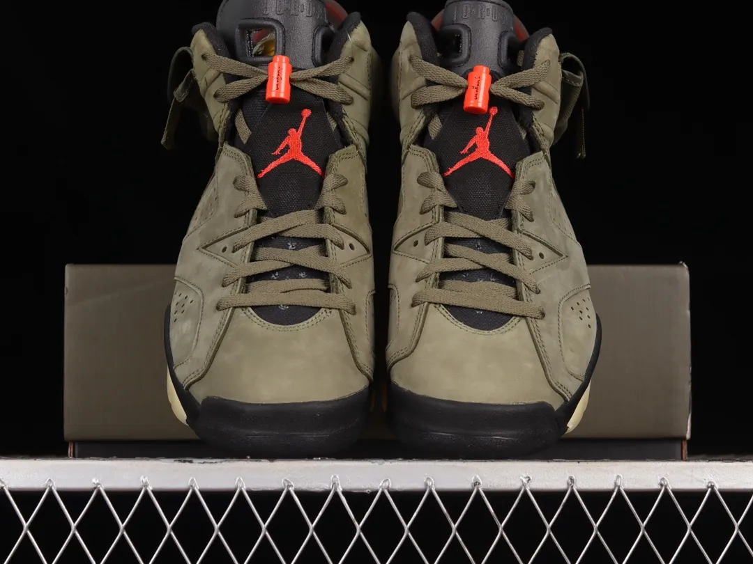 Exploring the World of Replica Travis Scott x Air Jordan 6 Retro 'Olive' Sneakers | YtaYta