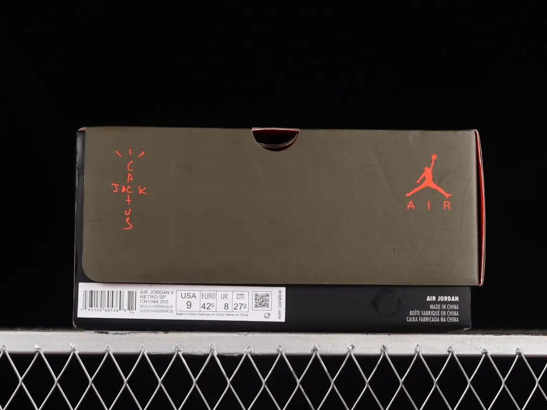 Exploring the World of Replica Travis Scott x Air Jordan 6 Retro 'Olive' Sneakers | YtaYta