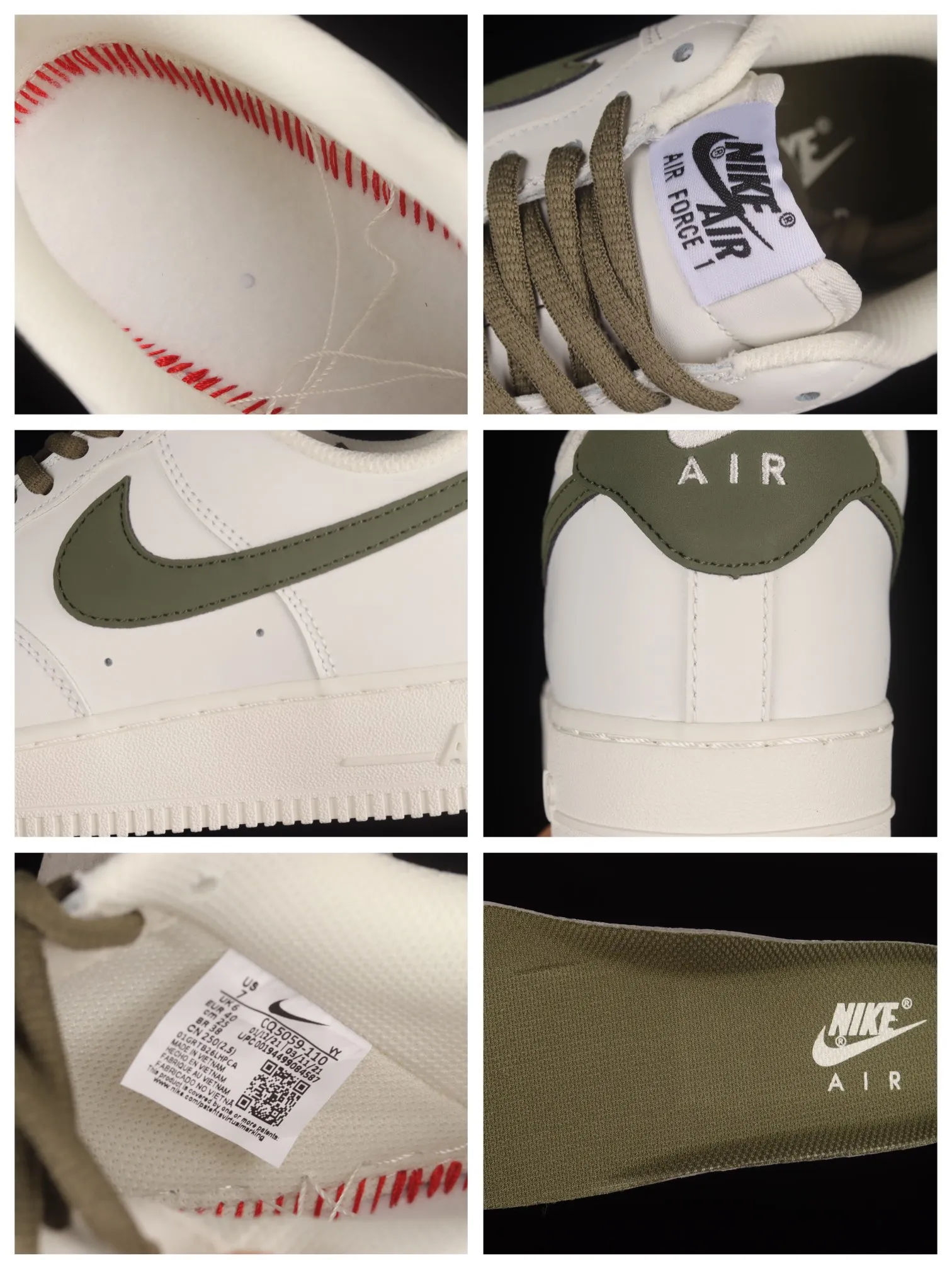 Replica Nike Air Force 1 07 Low Cream White Dark Green: A Detailed Review | YtaYta