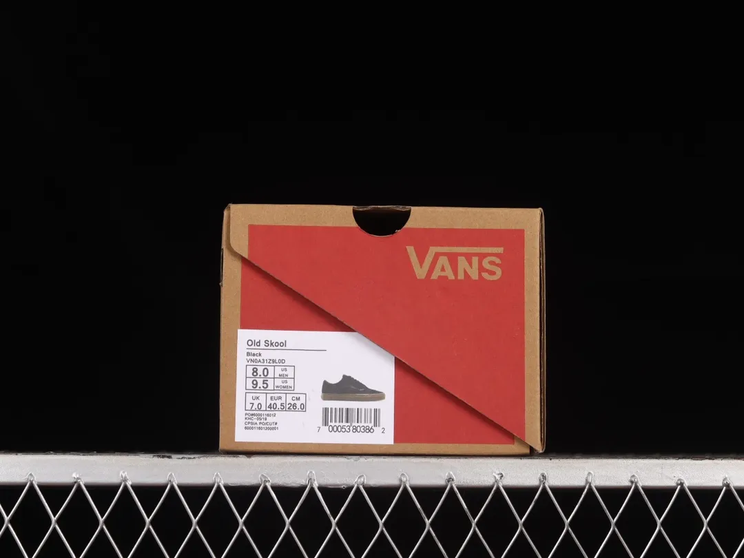 Vans Old Skool Canvas Gum Shoes Black/Tan Replica Review | YtaYta