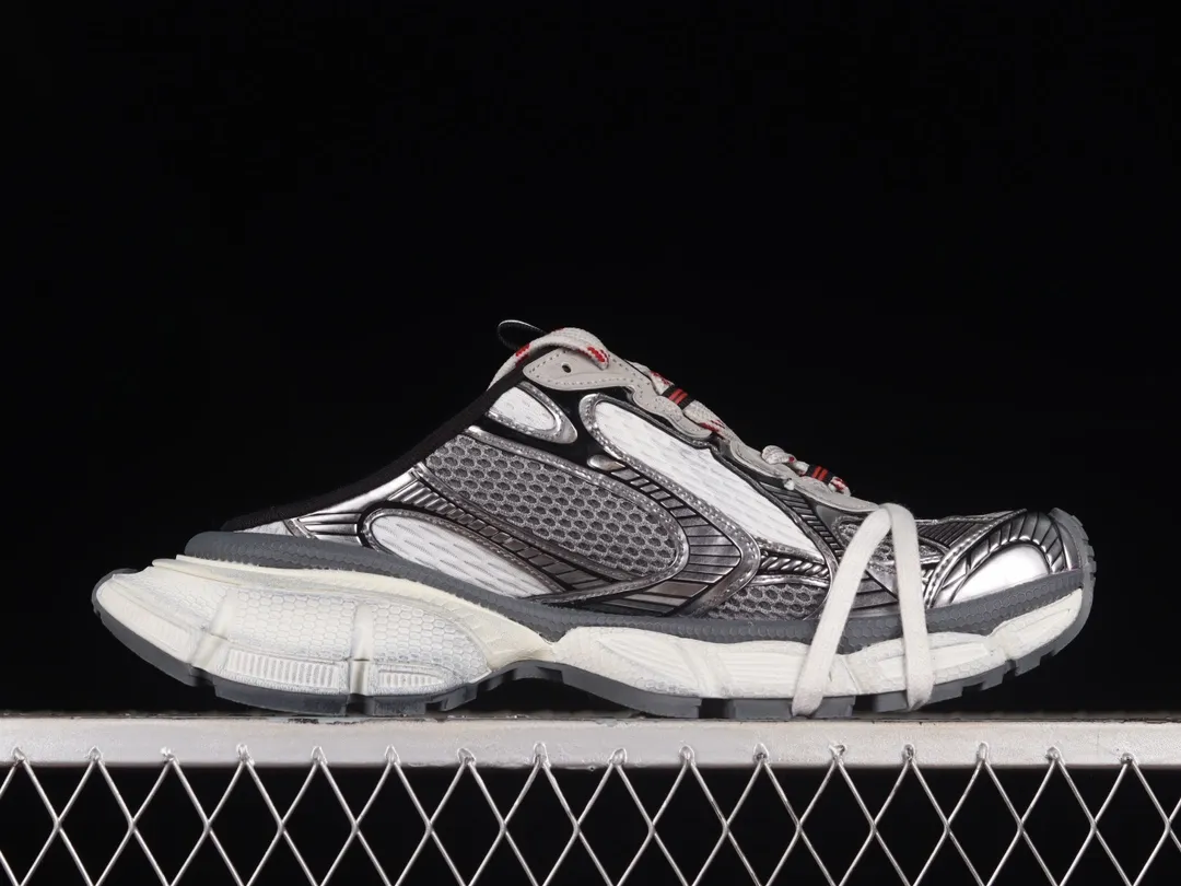 Balenciaga 3XL Chunky Runner Sneakers - Grey/White/Red - Replica | YtaYta