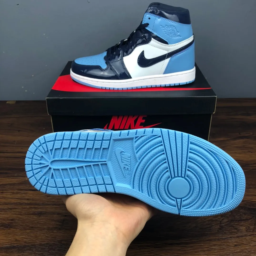 Air Jordan 1 Retro High UNC Patent Blue Chill: The Ultimate Women's Sneaker | YtaYta