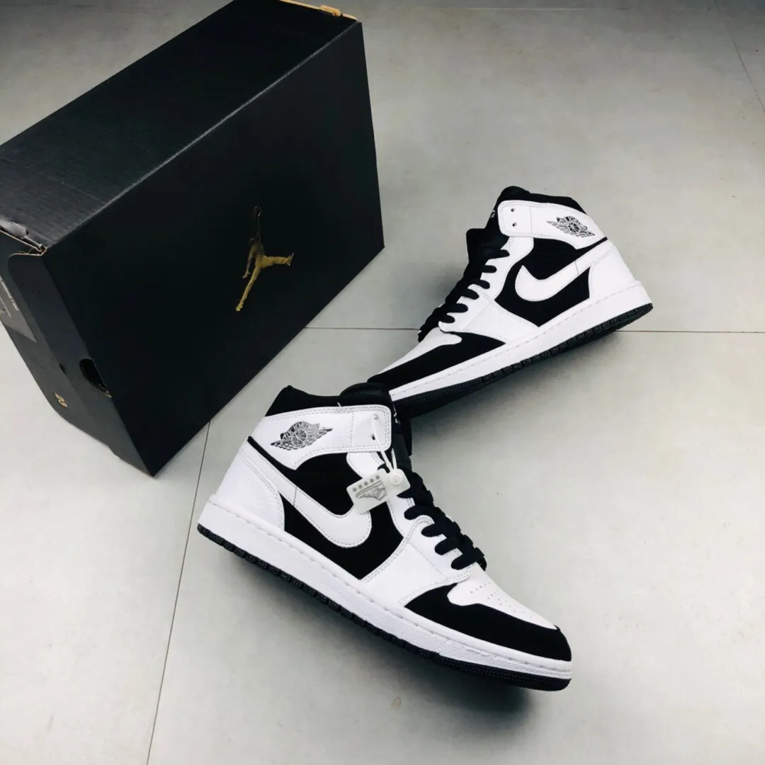 Air Jordan 1 Mid Panda White-Black: Iconic Style and Versatility | YtaYta