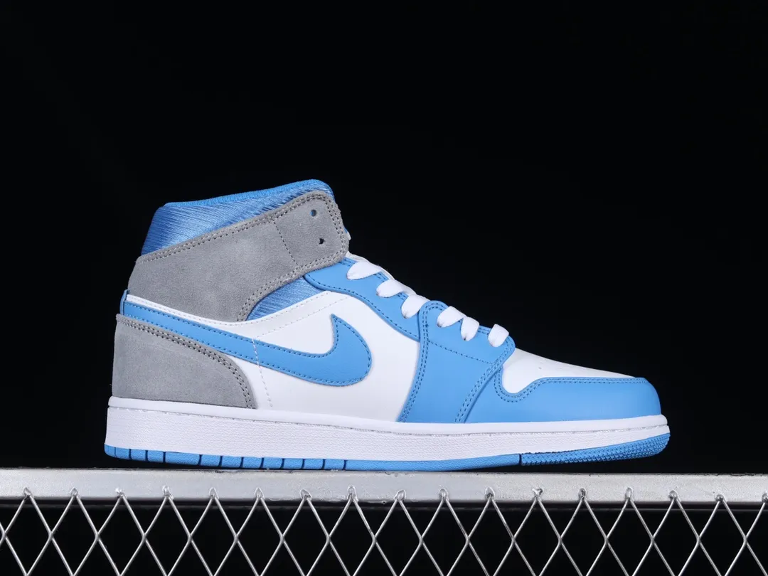 Air Jordan 1 Mid University Blue Grey DX9276-100 Authentic Review | YtaYta