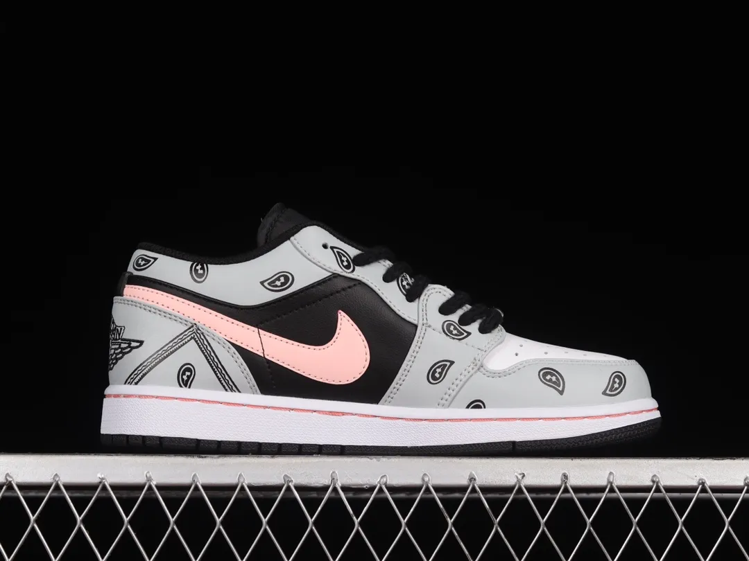 Air Jordan 1 Low 'Grey Fog Bleached Coral' - A Stylish Streetwear Essential | YtaYta