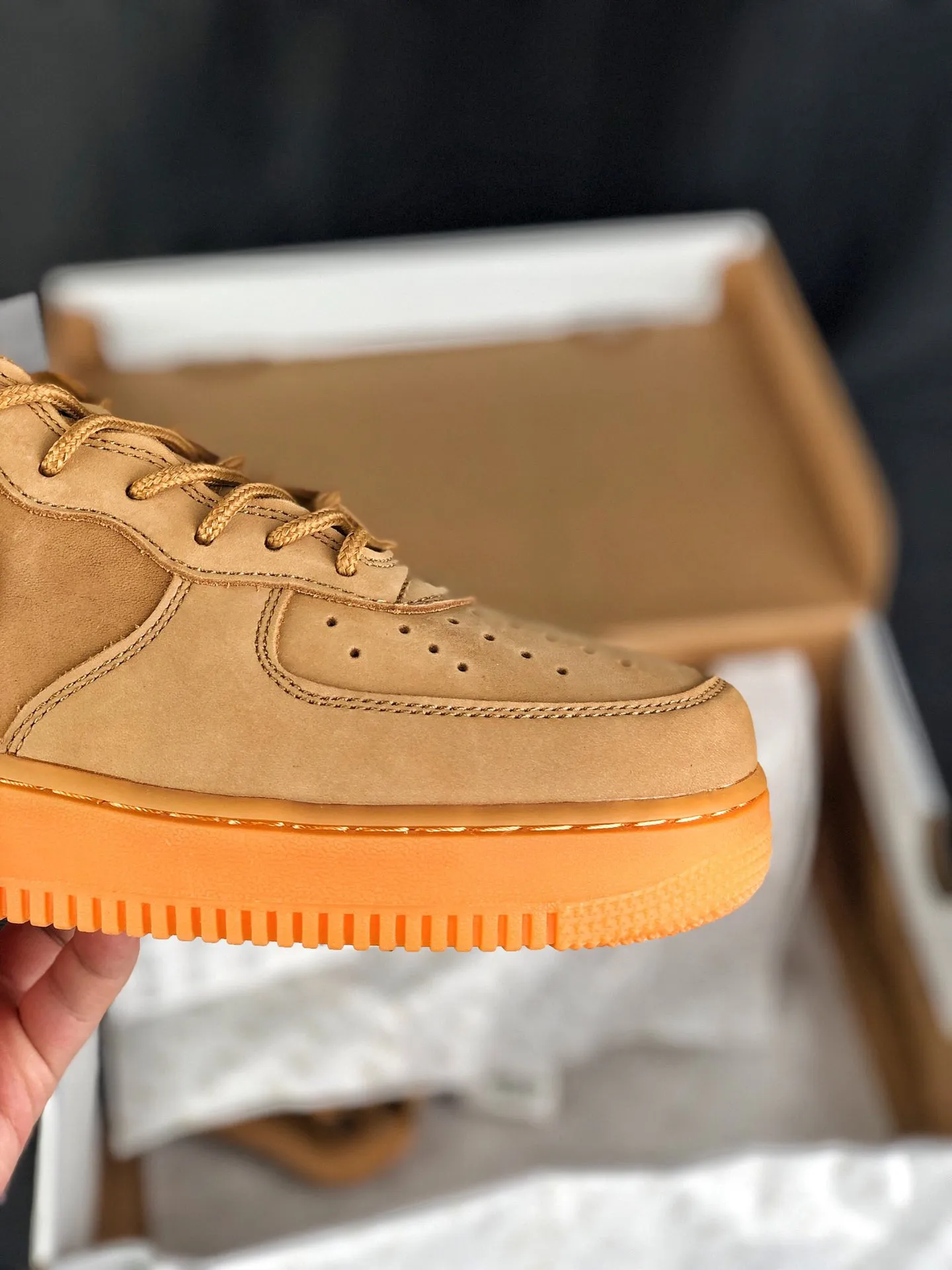 Nike Air Force 1 Mid '07 Wheat - Authentic Brown/Tan Sneakers | YtaYta