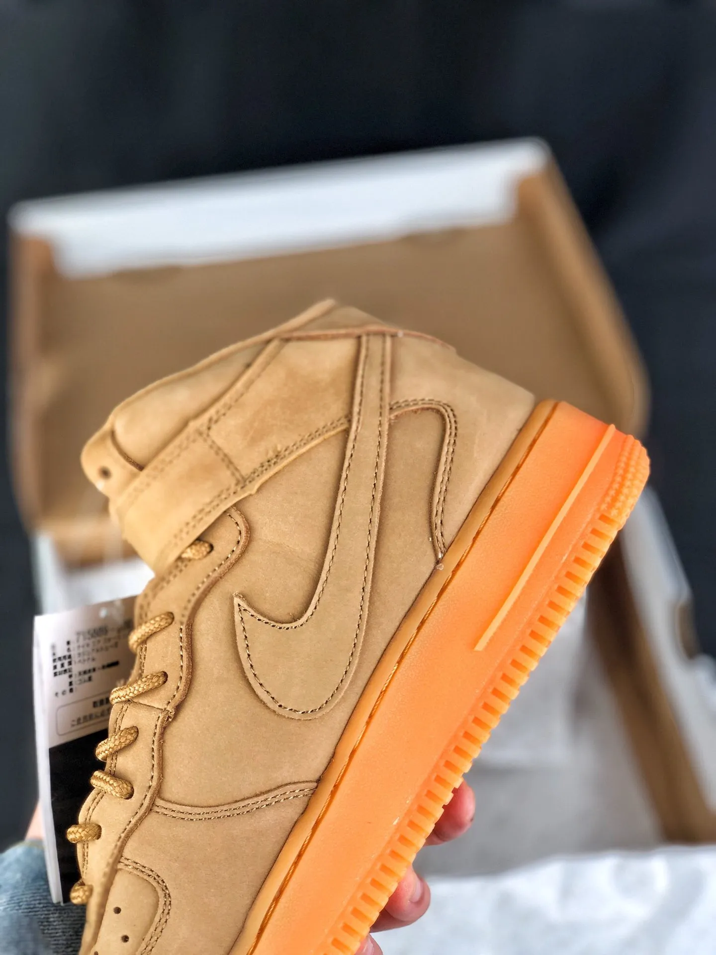 Nike Air Force 1 Mid '07 Wheat - Authentic Brown/Tan Sneakers | YtaYta