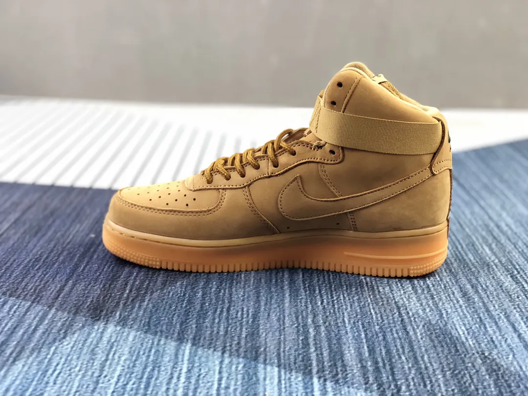 Nike Air Force 1 High WB GS 'Flax' | Tan | Kid's Size 4 Review | YtaYta