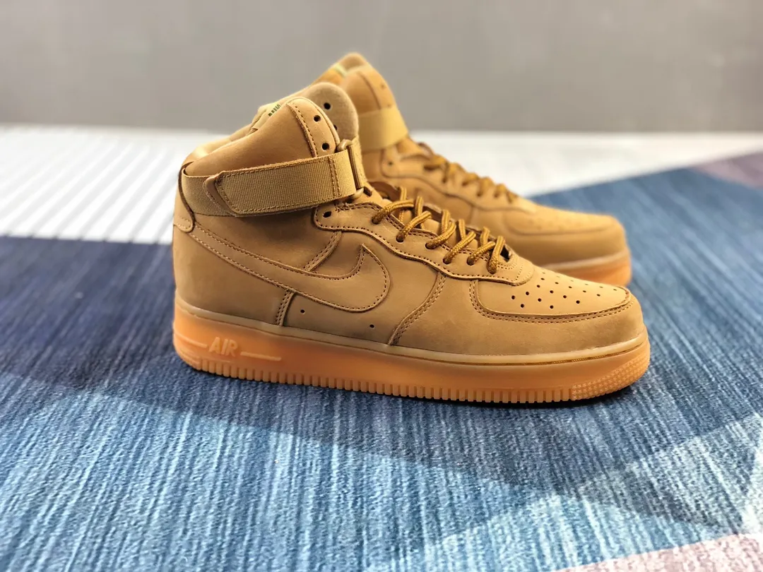 Nike Air Force 1 High WB GS 'Flax' | Tan | Kid's Size 4 Review | YtaYta