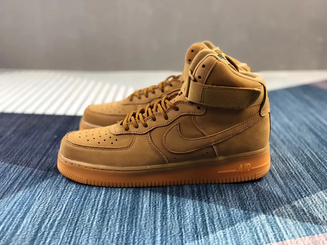 Nike Air Force 1 High WB GS 'Flax' | Tan | Kid's Size 4 Review | YtaYta