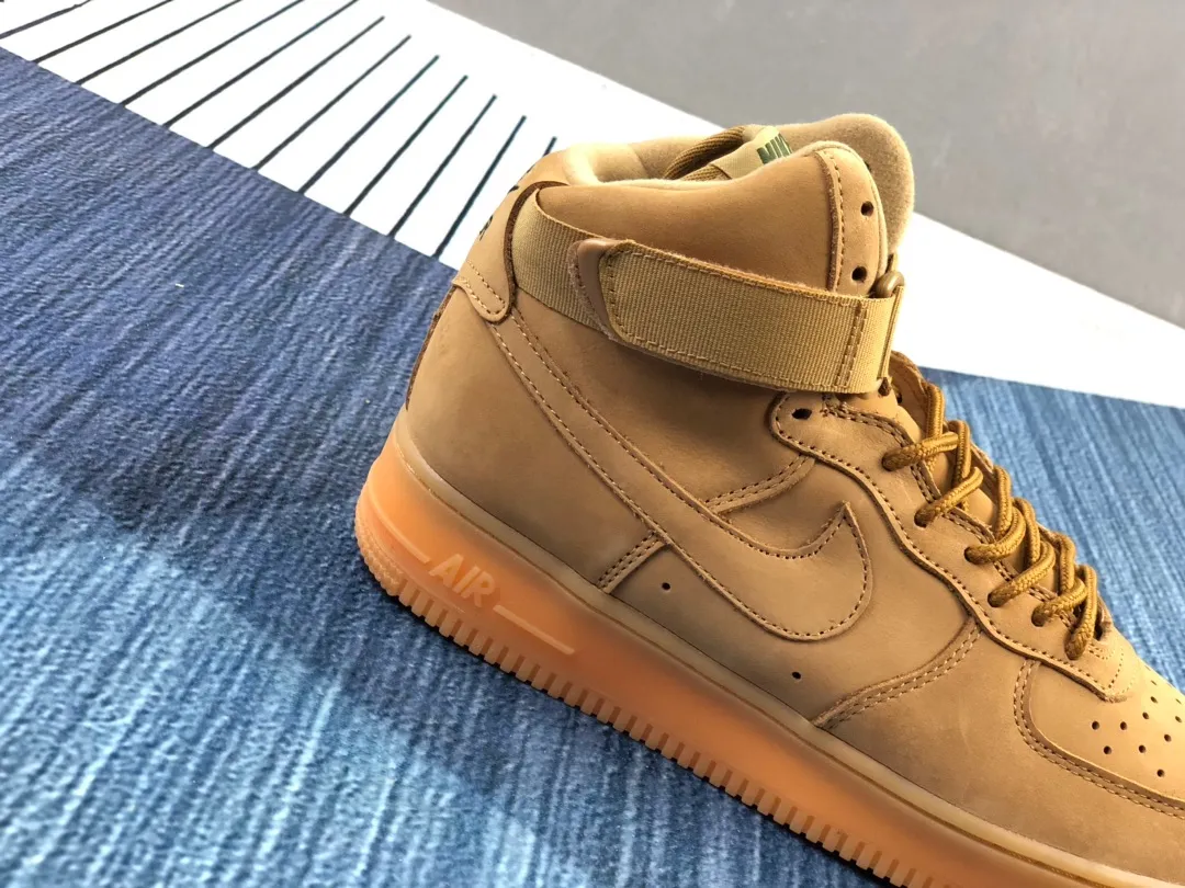 Nike Air Force 1 High WB GS 'Flax' | Tan | Kid's Size 4 Review | YtaYta