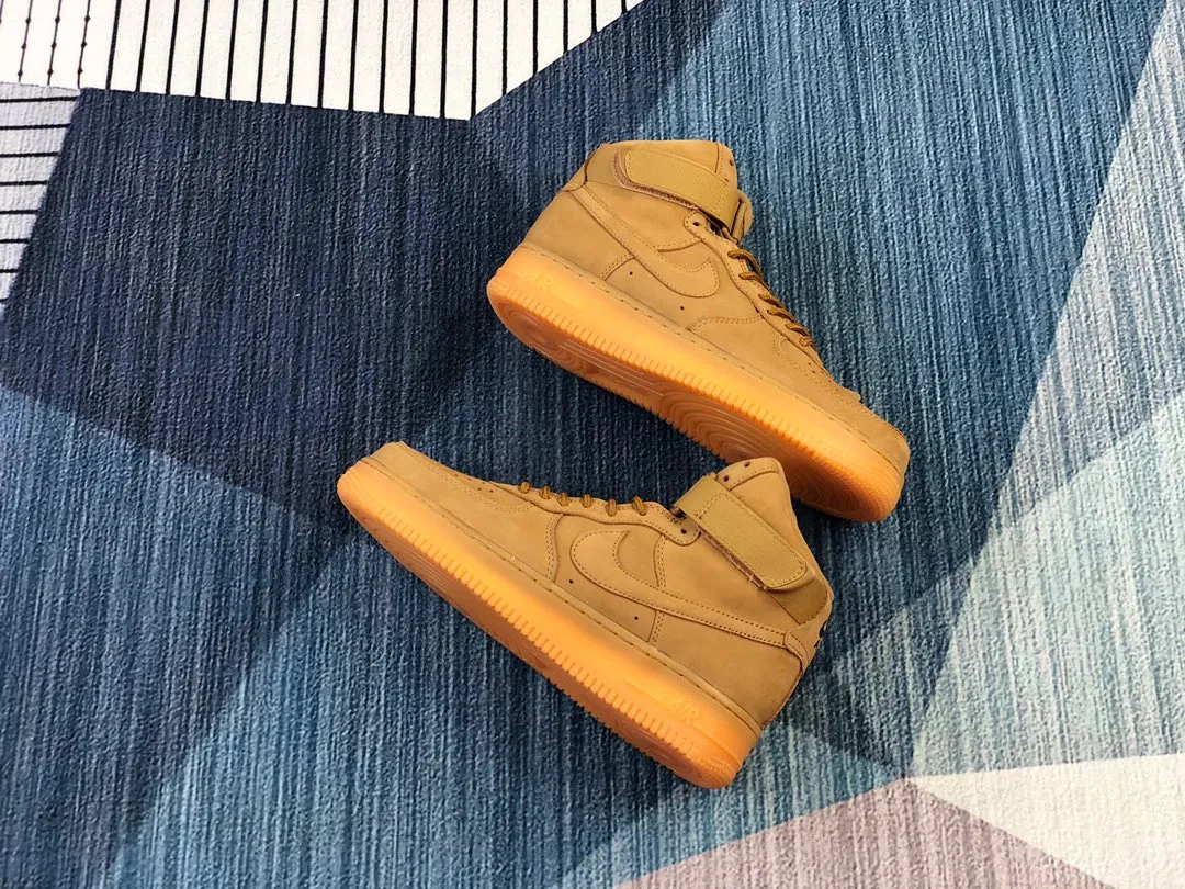 Nike Air Force 1 High WB GS 'Flax' | Tan | Kid's Size 4 Review | YtaYta