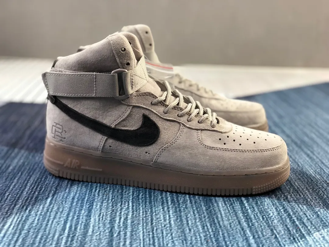 Reigning Champ x Nike Air Force 1 High 07 Grey Black Review | YtaYta