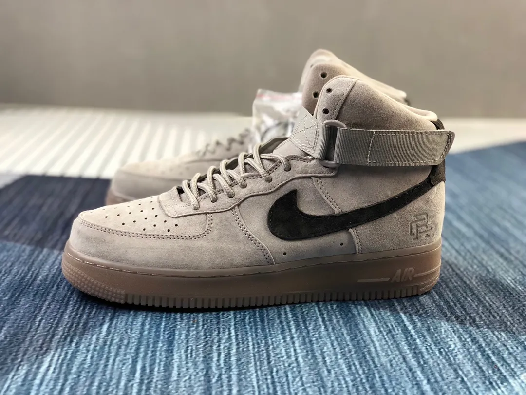 Reigning Champ x Nike Air Force 1 High 07 Grey Black Review | YtaYta