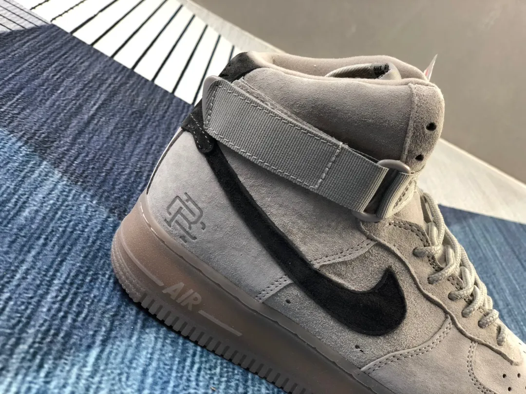 Reigning Champ x Nike Air Force 1 High 07 Grey Black Review | YtaYta