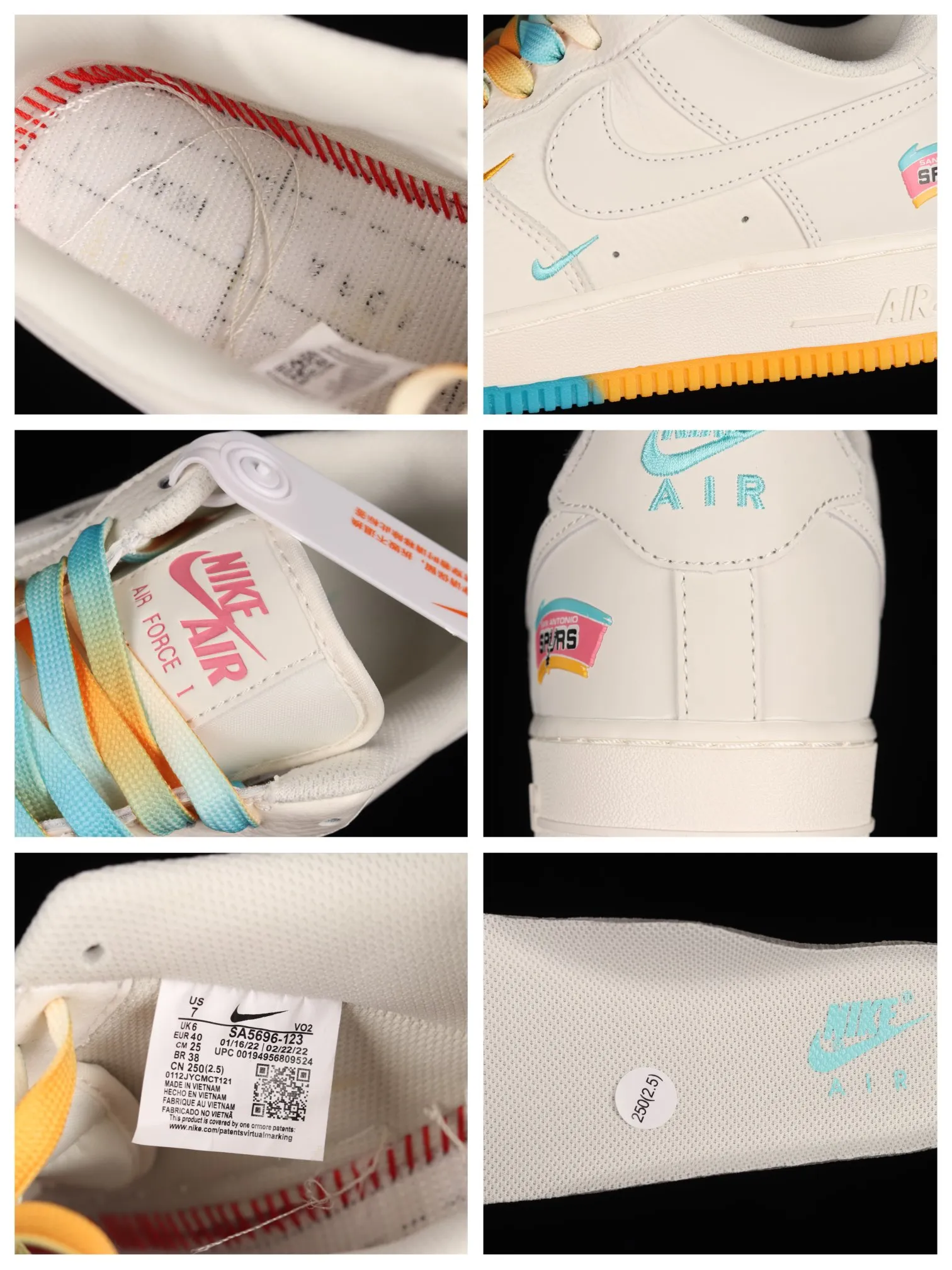 Nike Air Force 1 '07 Low SU19 Off-White Multicolor: Replica vs. Original | YtaYta