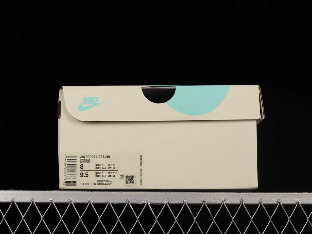 Nike Air Force 1 07 Low Sail Off White Ice Blue Replica Review | YtaYta