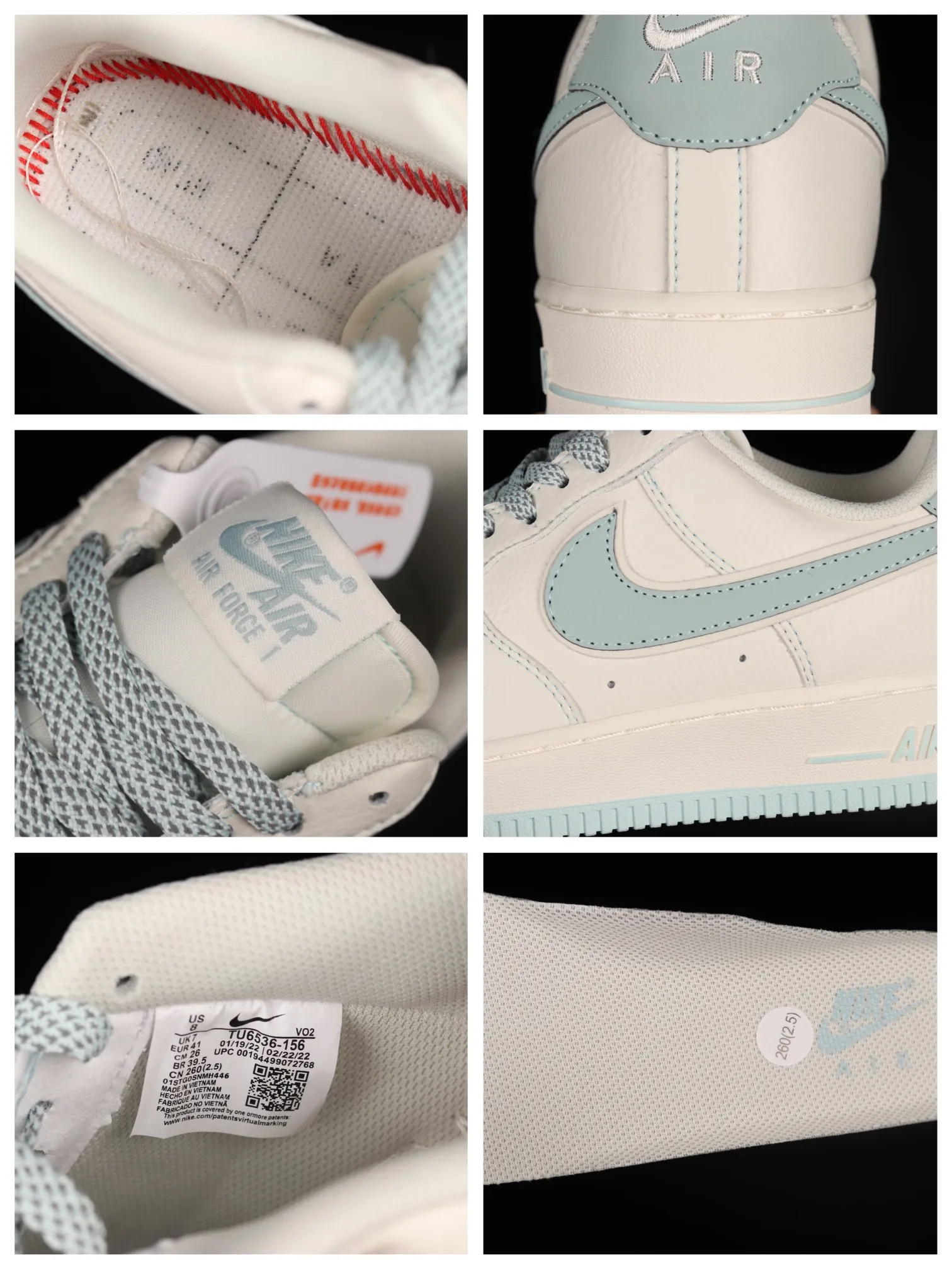 Nike Air Force 1 07 Low Sail Off White Ice Blue Replica Review | YtaYta