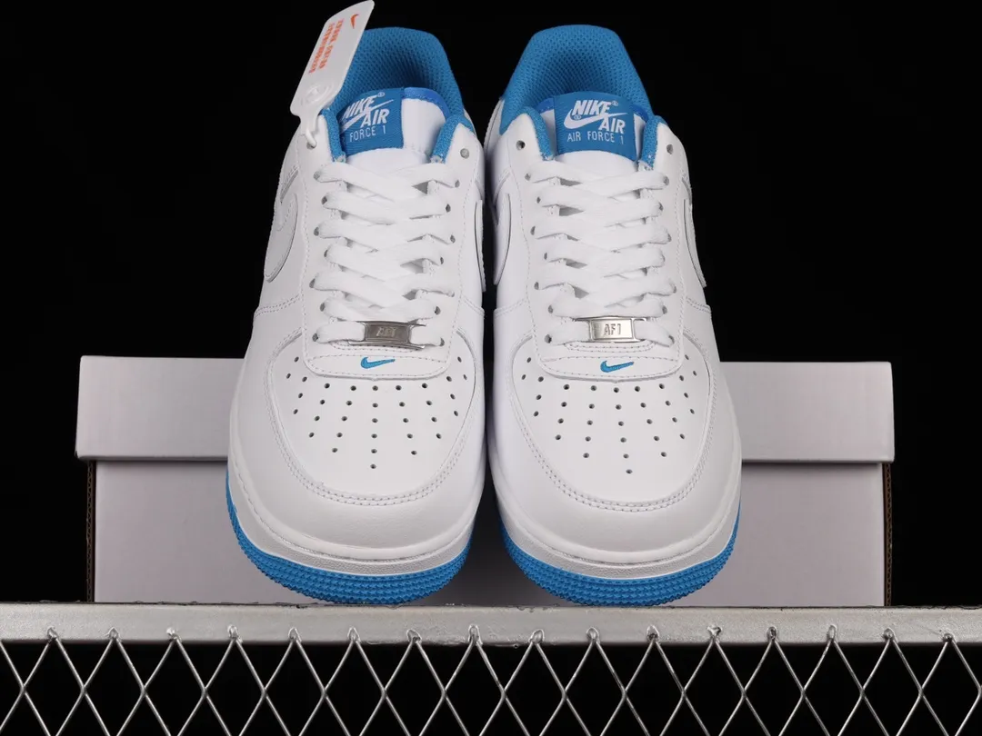 Nike Air Force 1 '07 White/Light Photo Blue - Authentic Review | YtaYta