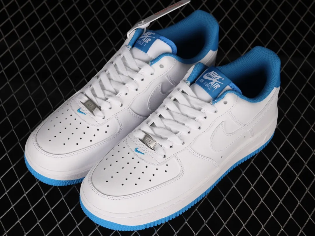 Nike Air Force 1 '07 White/Light Photo Blue - Authentic Review | YtaYta