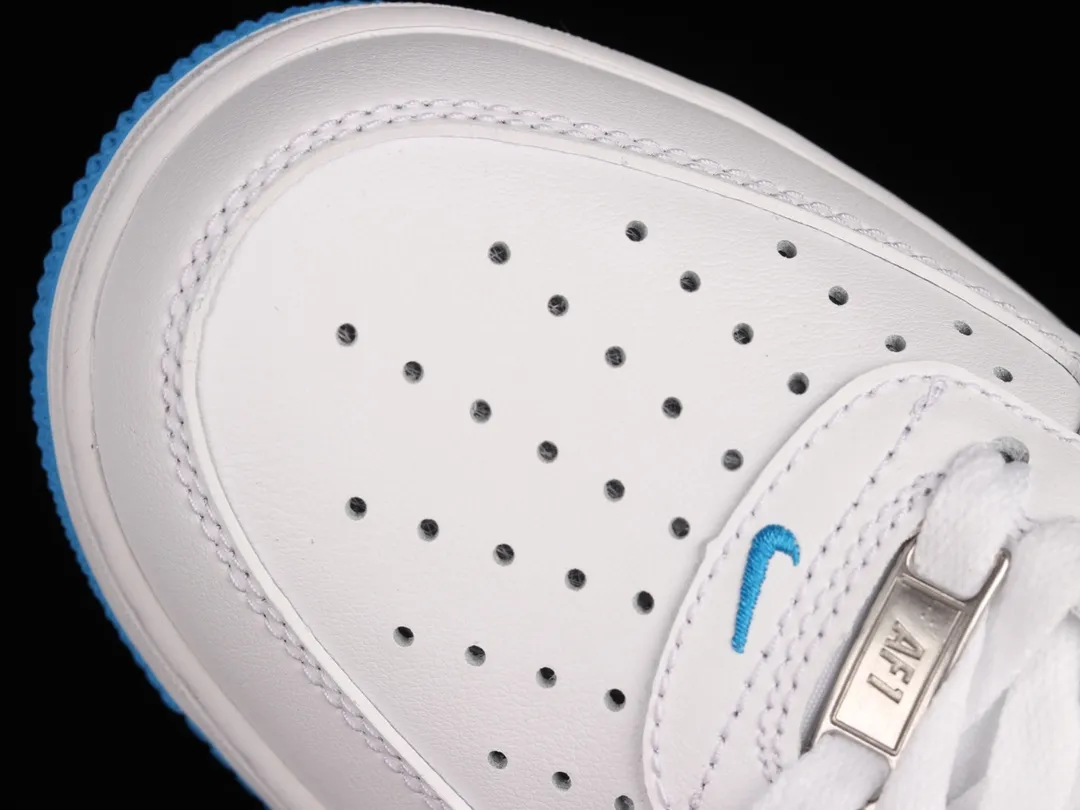 Nike Air Force 1 '07 White/Light Photo Blue - Authentic Review | YtaYta