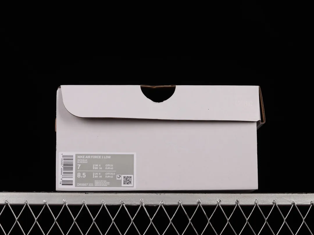 Nike Air Force 1 '07 White/Light Photo Blue - Authentic Review | YtaYta