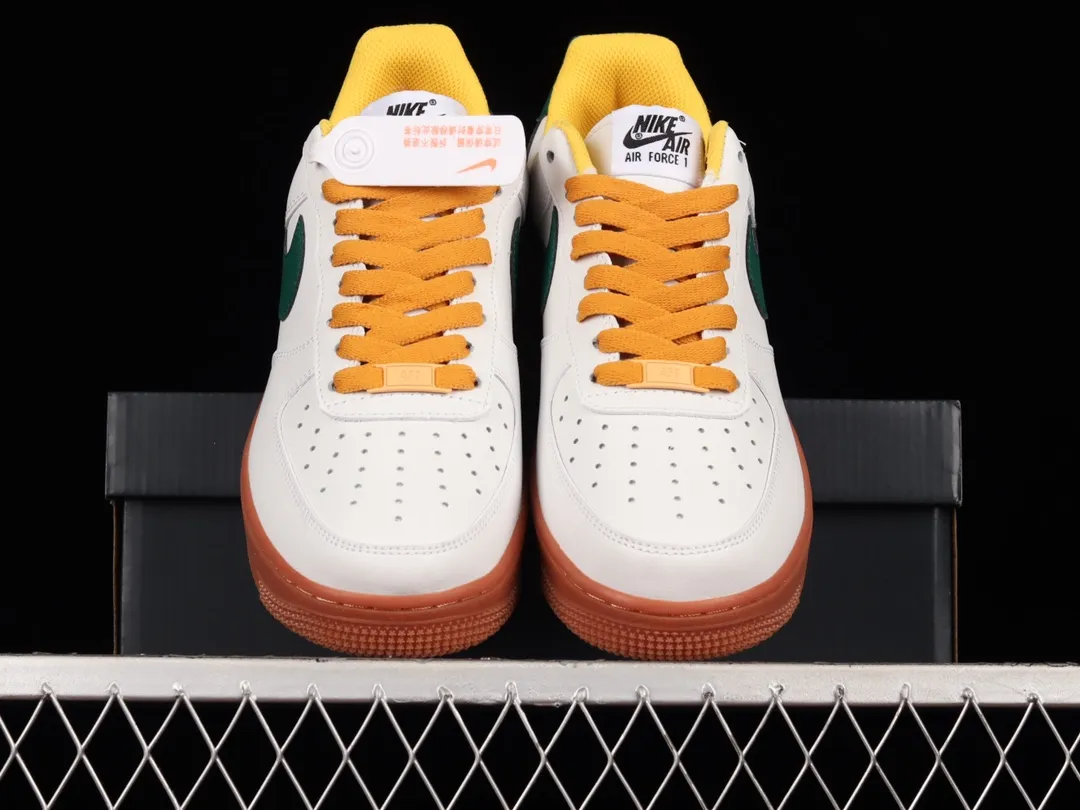 Nike Air Force 1 Low White Yellow Green - Elevate Your Style with a Classic Twist | YtaYta