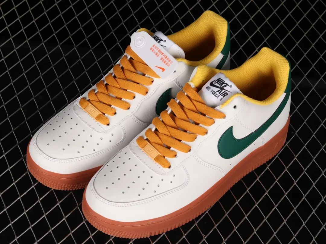 Nike Air Force 1 Low White Yellow Green - Elevate Your Style with a Classic Twist | YtaYta