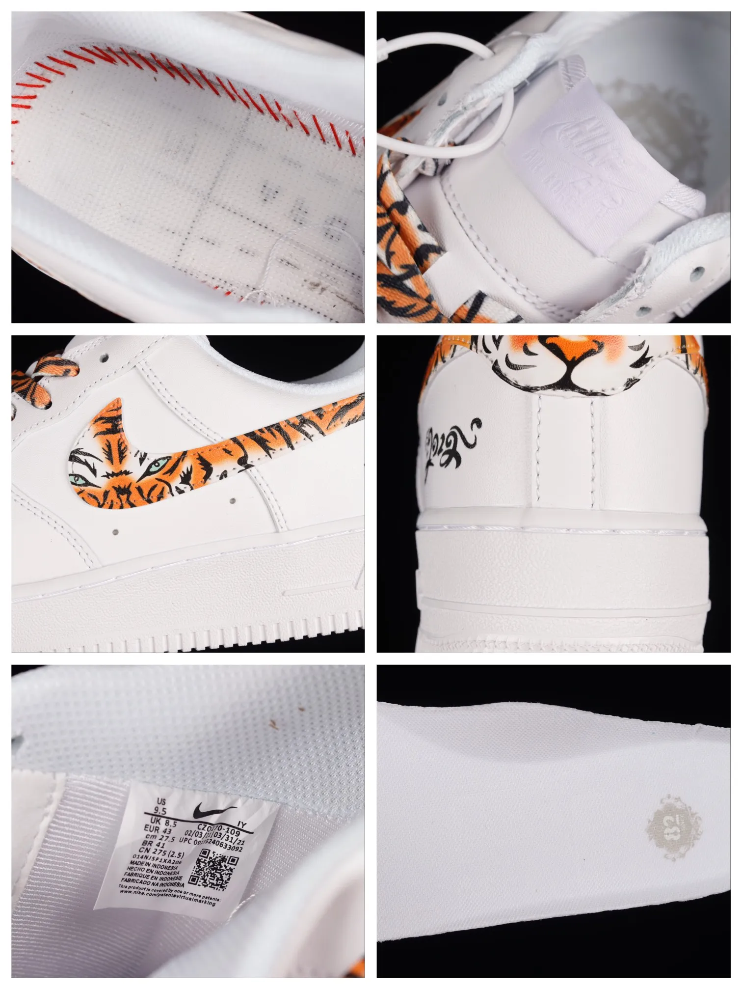 Nike Air Force 1 '07 'Tiger Stripes' Women's Sneakers Review | YtaYta