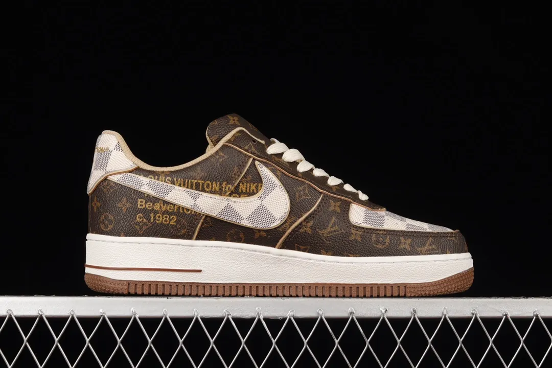 Louis Vuitton x Nike Air Force 1 Low 'Monogram Damier' Replica: Worth the Hype? | YtaYta