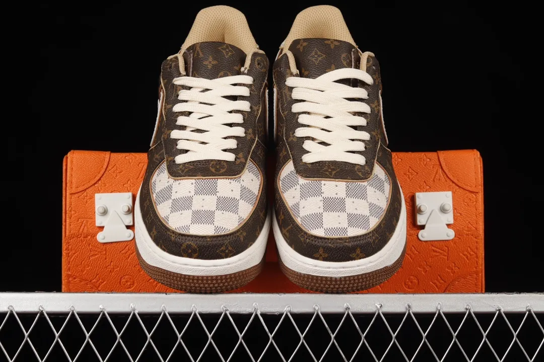 Louis Vuitton x Nike Air Force 1 Low 'Monogram Damier' Replica: Worth the Hype? | YtaYta