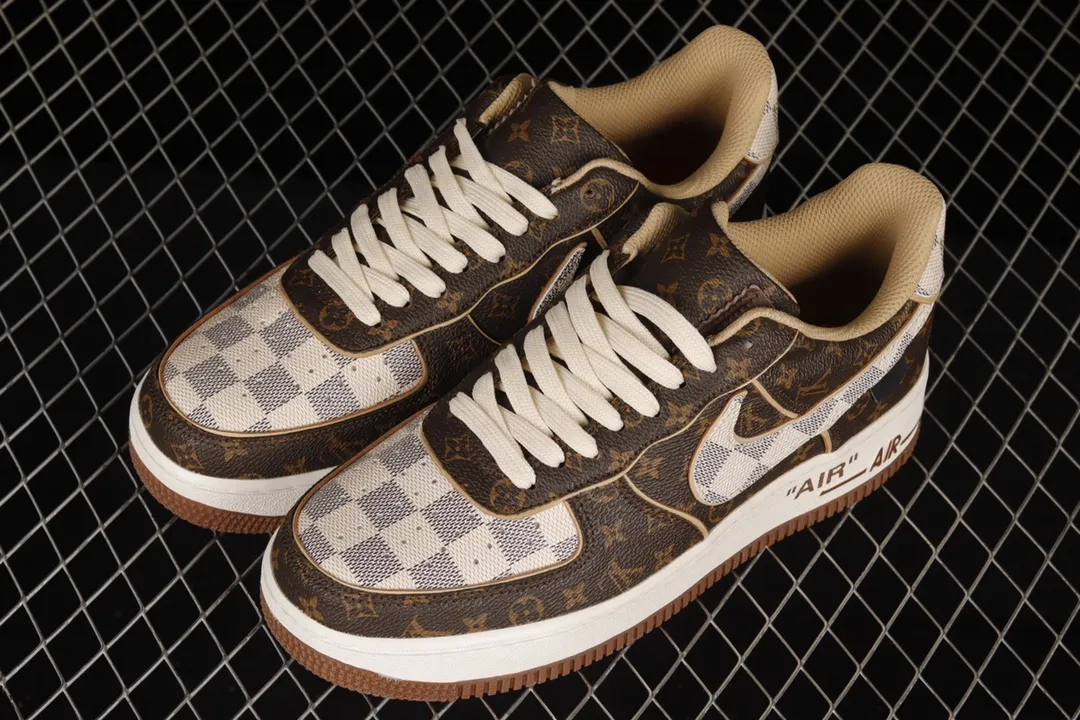 Louis Vuitton x Nike Air Force 1 Low 'Monogram Damier' Replica: Worth the Hype? | YtaYta