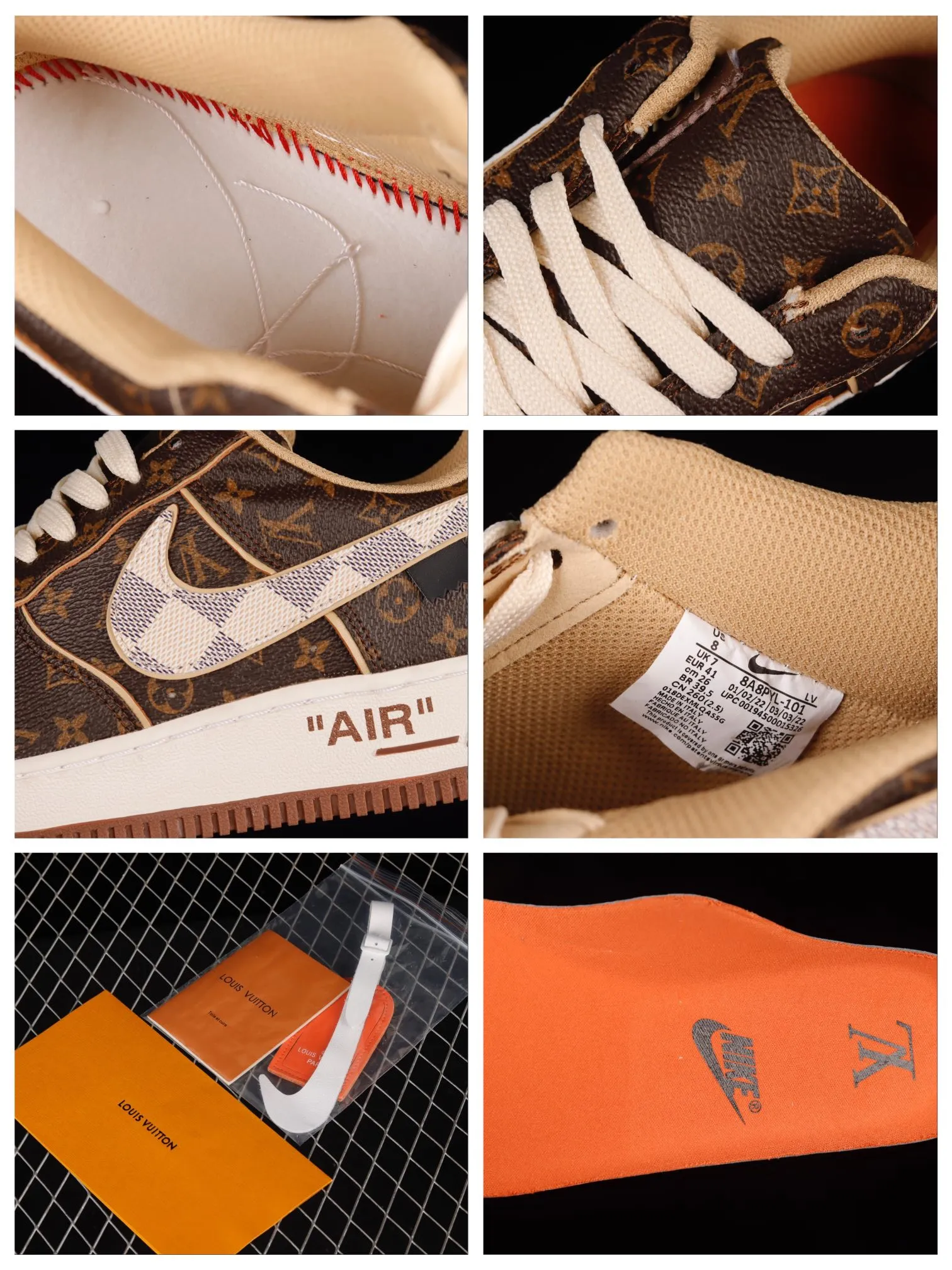 Louis Vuitton x Nike Air Force 1 Low 'Monogram Damier' Replica: Worth the Hype? | YtaYta