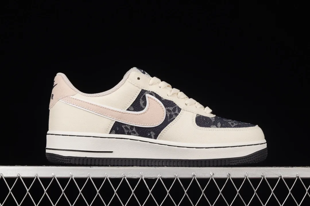 Nike Air Force 1 07 Bone White Pink Dark Blue – A Sneaker Icon | YtaYta