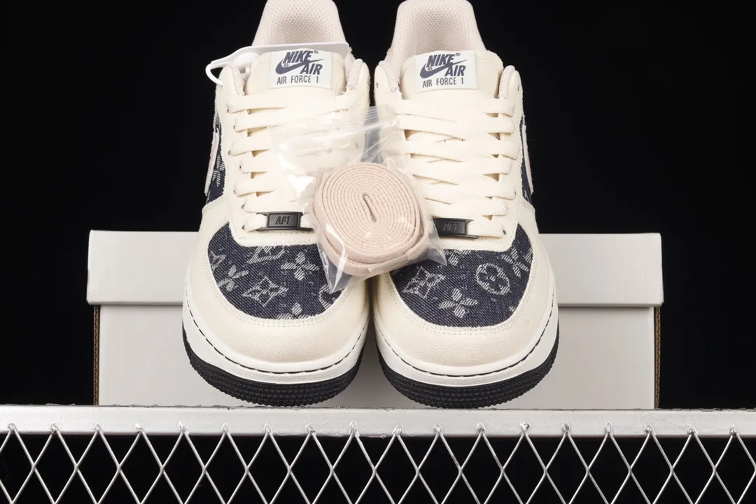 Nike Air Force 1 07 Bone White Pink Dark Blue – A Sneaker Icon | YtaYta