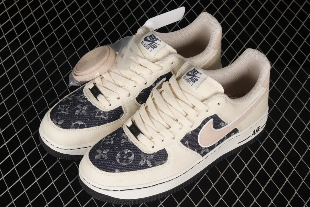 Nike Air Force 1 07 Bone White Pink Dark Blue – A Sneaker Icon | YtaYta