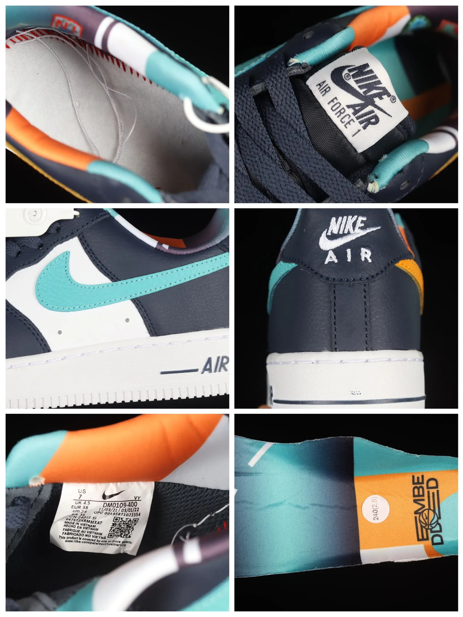 Nike Air Force 1 Low '07 LV8 EMB Thunder Blue: A Detailed Review | YtaYta