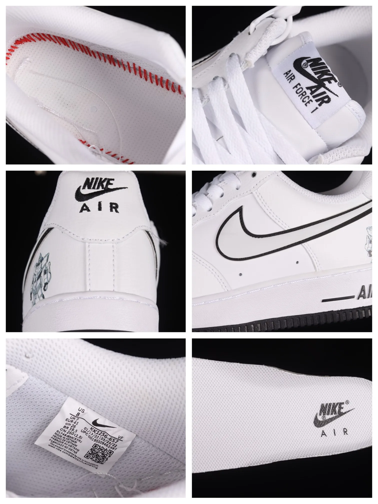 Nike Air Force 1 '07 Low AF1 White Black Outline Swoosh: A Complete Review | YtaYta