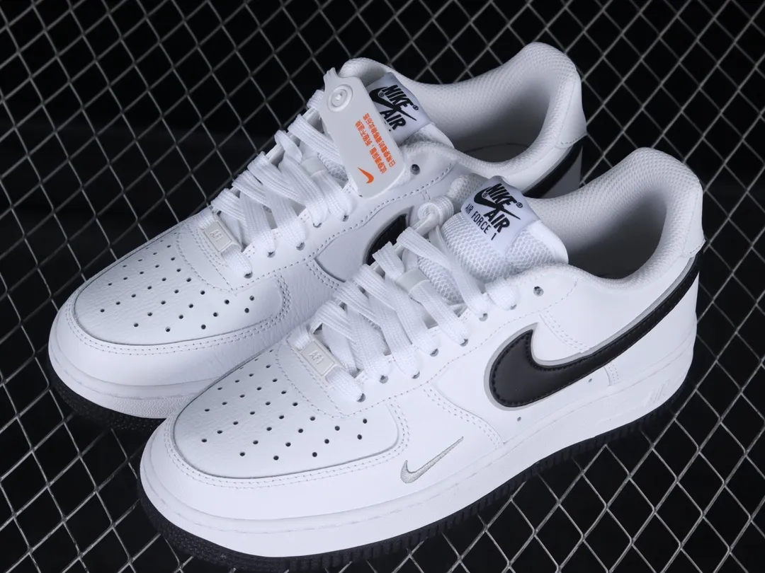 Nike Air Force 1 '07 LV8 - White, Black & Silver: Style and Versatility | YtaYta